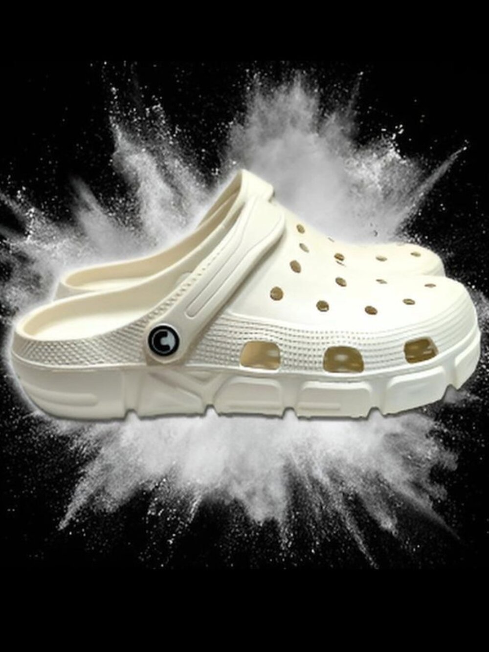 Women's White Clogs, Craytown Brand, W7-10